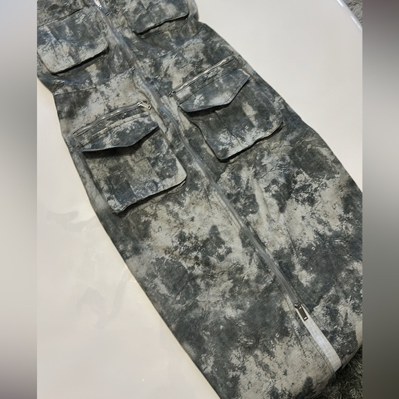 Camouflage Strapless Maxi Dress - Picture 9 of 15